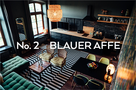 Blauer Affe